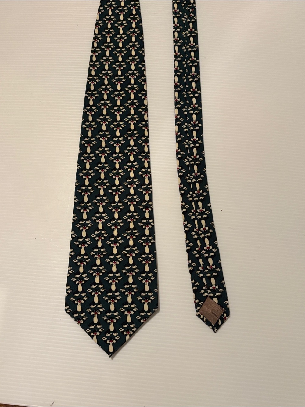 Warner Bros. Sylvester the Cat Tie, Dark Green